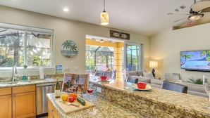 House (3 Bedrooms) | Interior - Saltwater Pool & Spa! Tropical Cape Coral Retreat (Cape Coral)