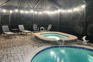 House (3 Bedrooms) | Interior - Hot Tub & Pool: Tropical Retreat in Cape Coral! (Cape Coral)