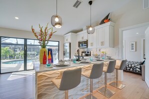House (3 Bedrooms) | Interior - Private Pool: Modern Canalfront Home in Cape Coral (Cape Coral)