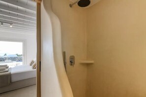 Hair dryer, soap - Mykonos Lagom 3 Sea View Studio (180° Sunset Bar) (Mykonos)