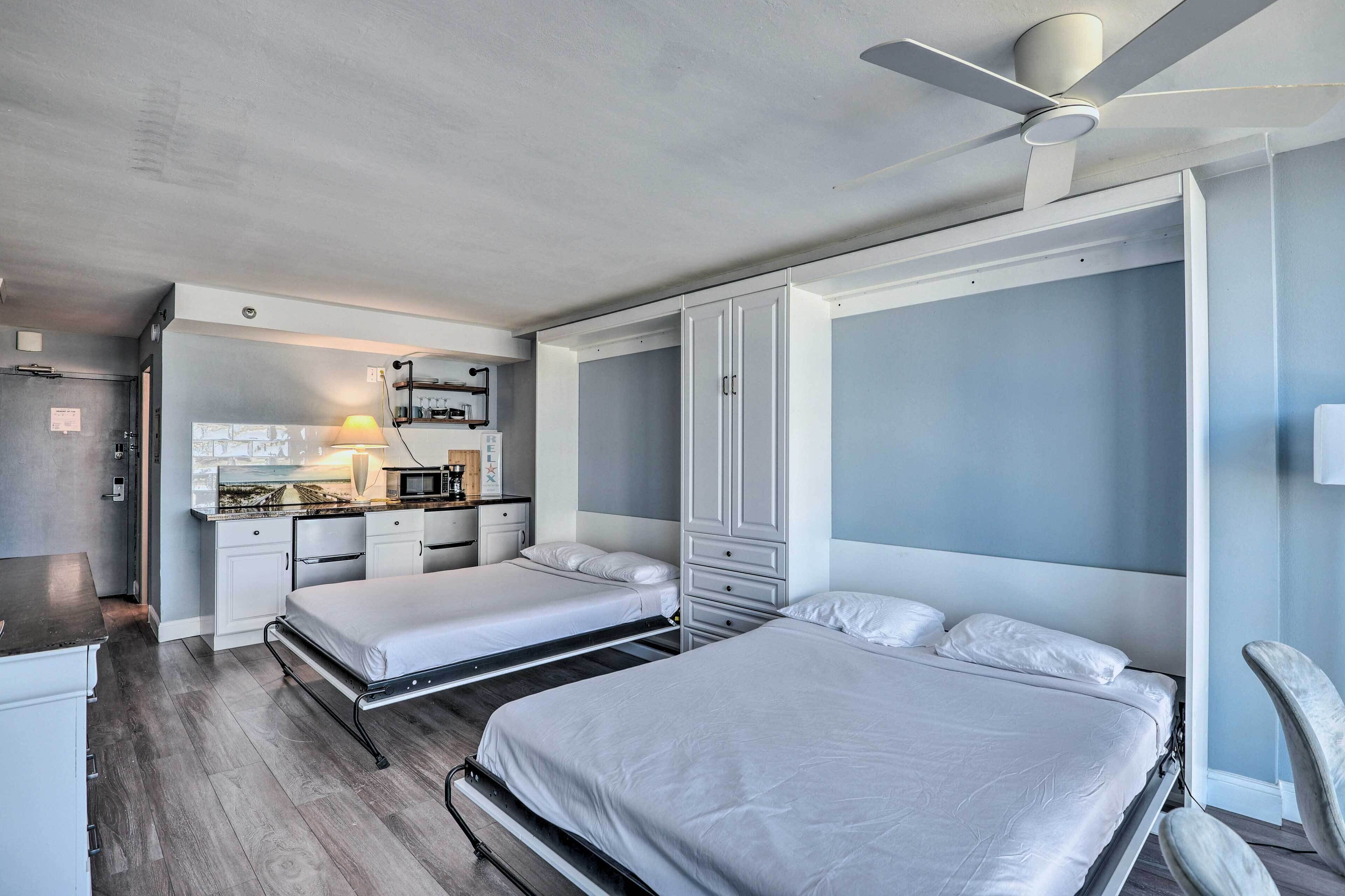 Beachfront Daytona Studio, Close to Parks!