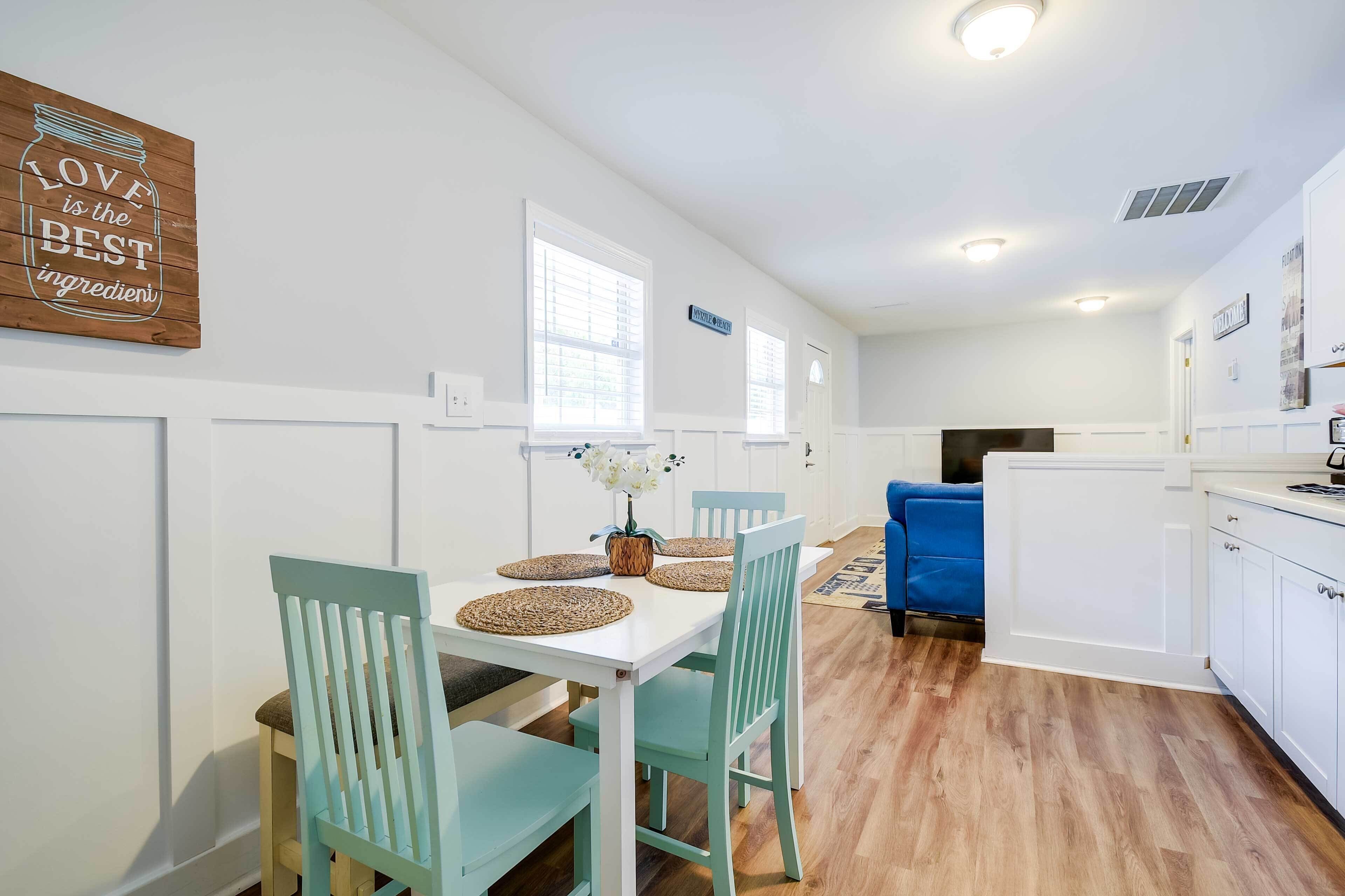 Atlantic Beach Vacation Rental With Shared Grill!