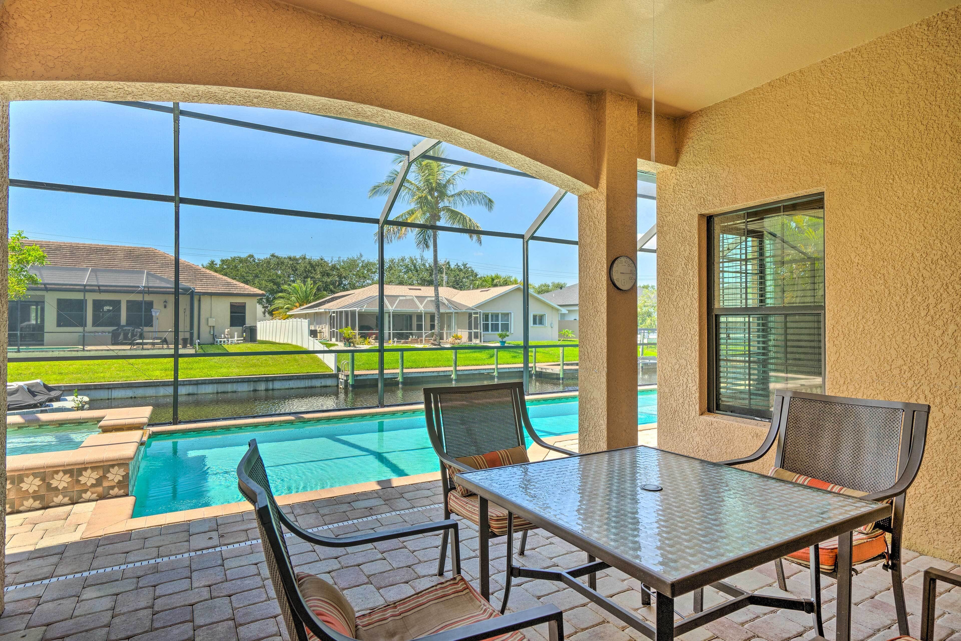 Canalfront Cape Coral Home w/ Patio & Grill!
