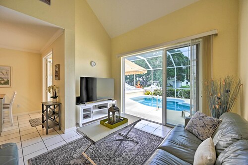 Pool & Boat Dock! Waterfront Cape Coral Townhome