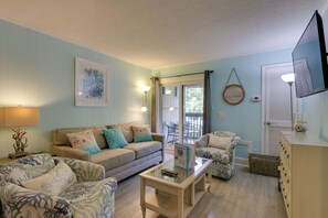 Apartment (2 Bedrooms) | Front of property - Steps to Beach, Coligny Plaza: Hilton Head Condo! (Hilton Head Island)