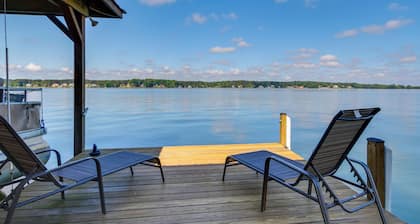 Lakefront Retreat w/ Private Dock!