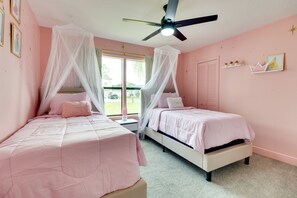 3 bedrooms, laptop workspace, iron/ironing board, bed sheets - Kissimmee Vacation Rental: Fenced-in Yard w/ Pool! (Poinciana)