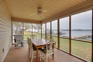 House (3 Bedrooms) | Interior - Lakefront House w/ Boat Ramp, Dock & Sunset Views! (Cross Hill)