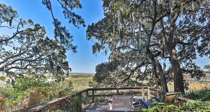 Rustic Beaufort Home w/ Stunning Marsh Views!