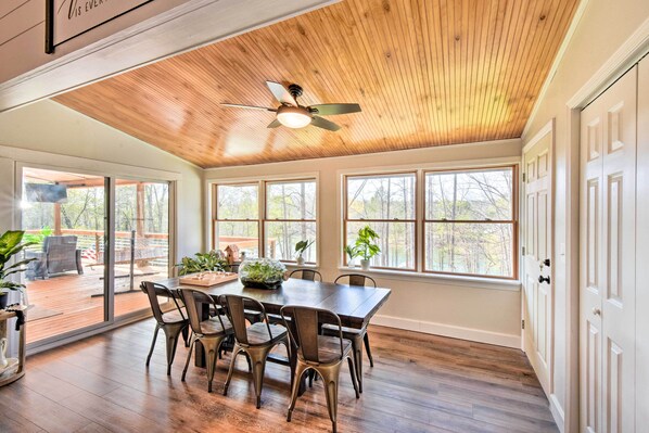 House (2 Bedrooms) | Interior - Townville Lake House w/ Private Dock, Kayaks! (Townville)