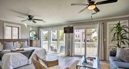 Walk to Surfside Beach: Studio w/ Covered Balcony