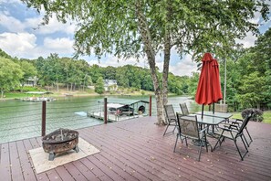 Front of property - Waterfront Getaway w/ Fire Pit + Game Room! (Iva)