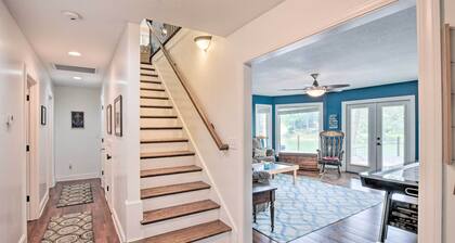 Waterfront Getaway w/ Fire Pit + Game Room!