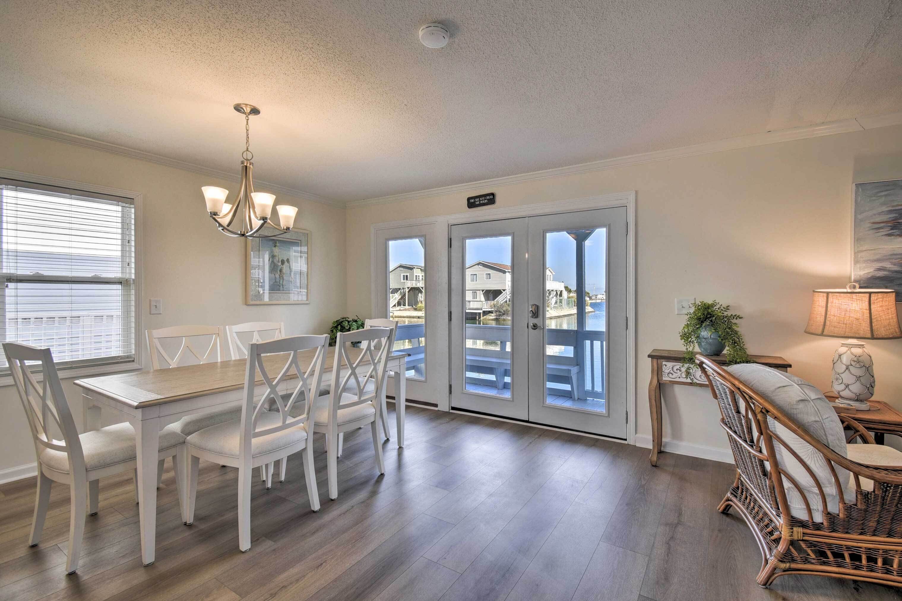 Waterfront North Myrtle Beach Home w/ Deck!