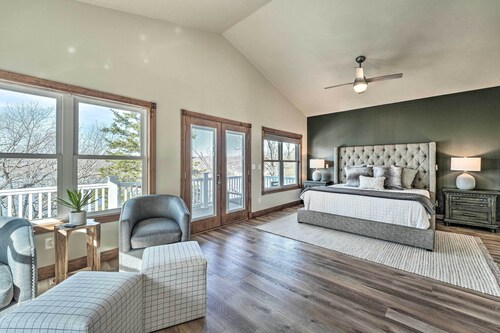 Branson West Lake Home w/ Game Room!