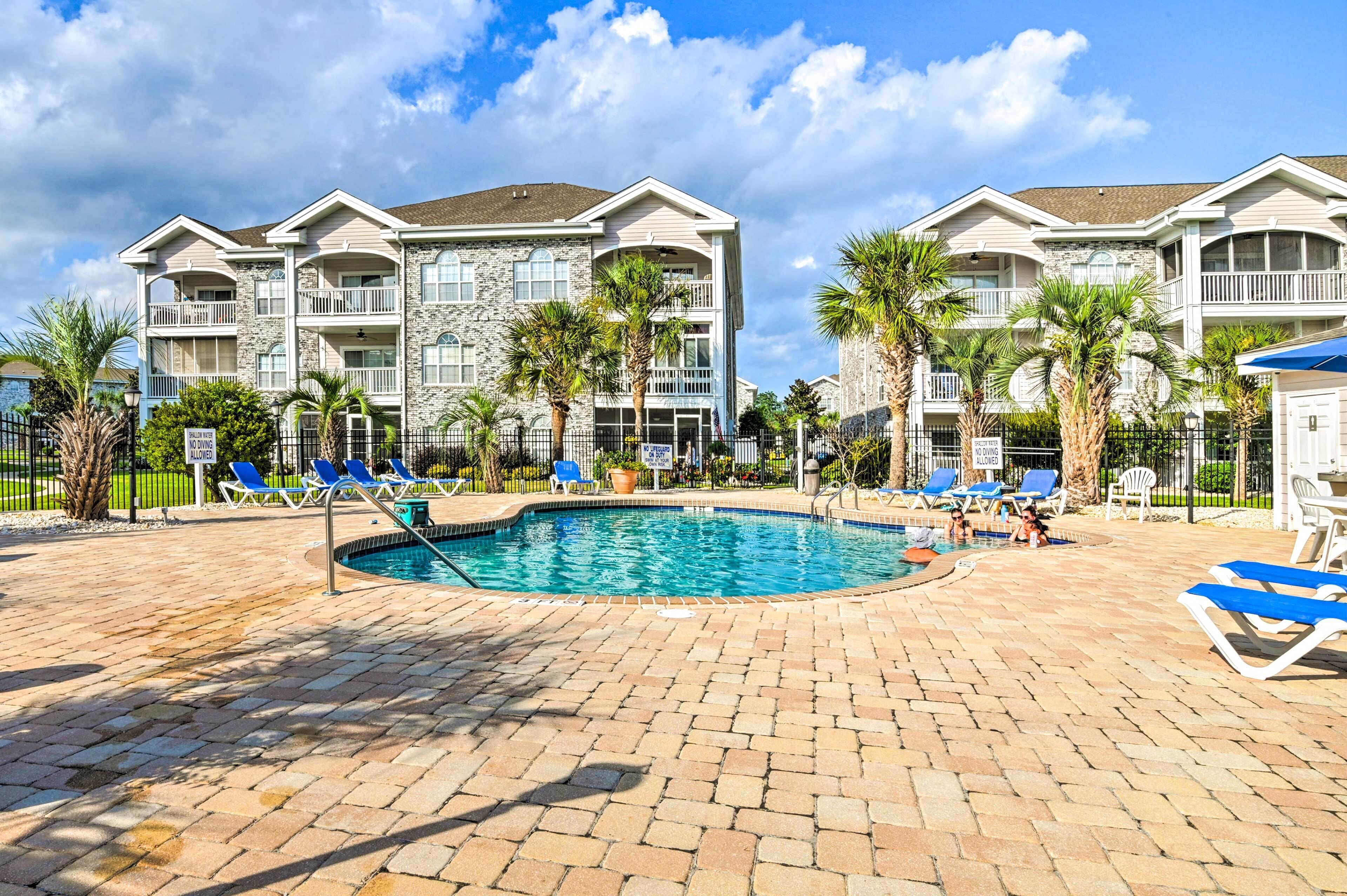 Colorful Myrtle Beach Golf Club Condo w/ Pool