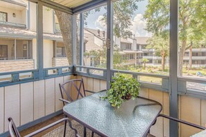 Apartment (2 Bedrooms) | Outdoor dining - Walk to Myrtle Beach: Condo w/ Resort Perks (Myrtle Beach)