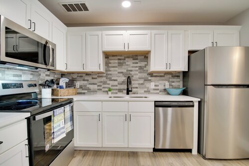 Delightful Townhouse w/ Patio & Shared Yard!