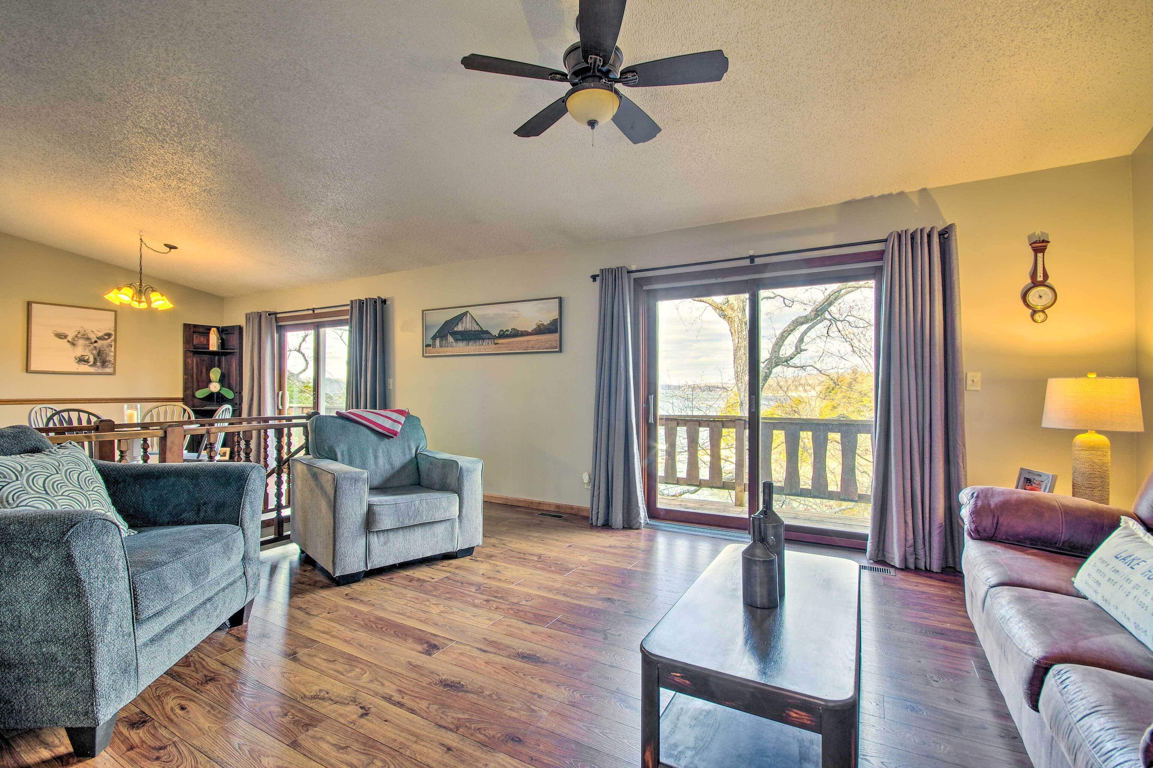 Dreamy Rocky Mount Lake House w/ Boat Dock!