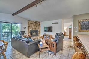 Interior - Private Game Room & Dock: Lake of the Ozarks Home (Osage Beach)