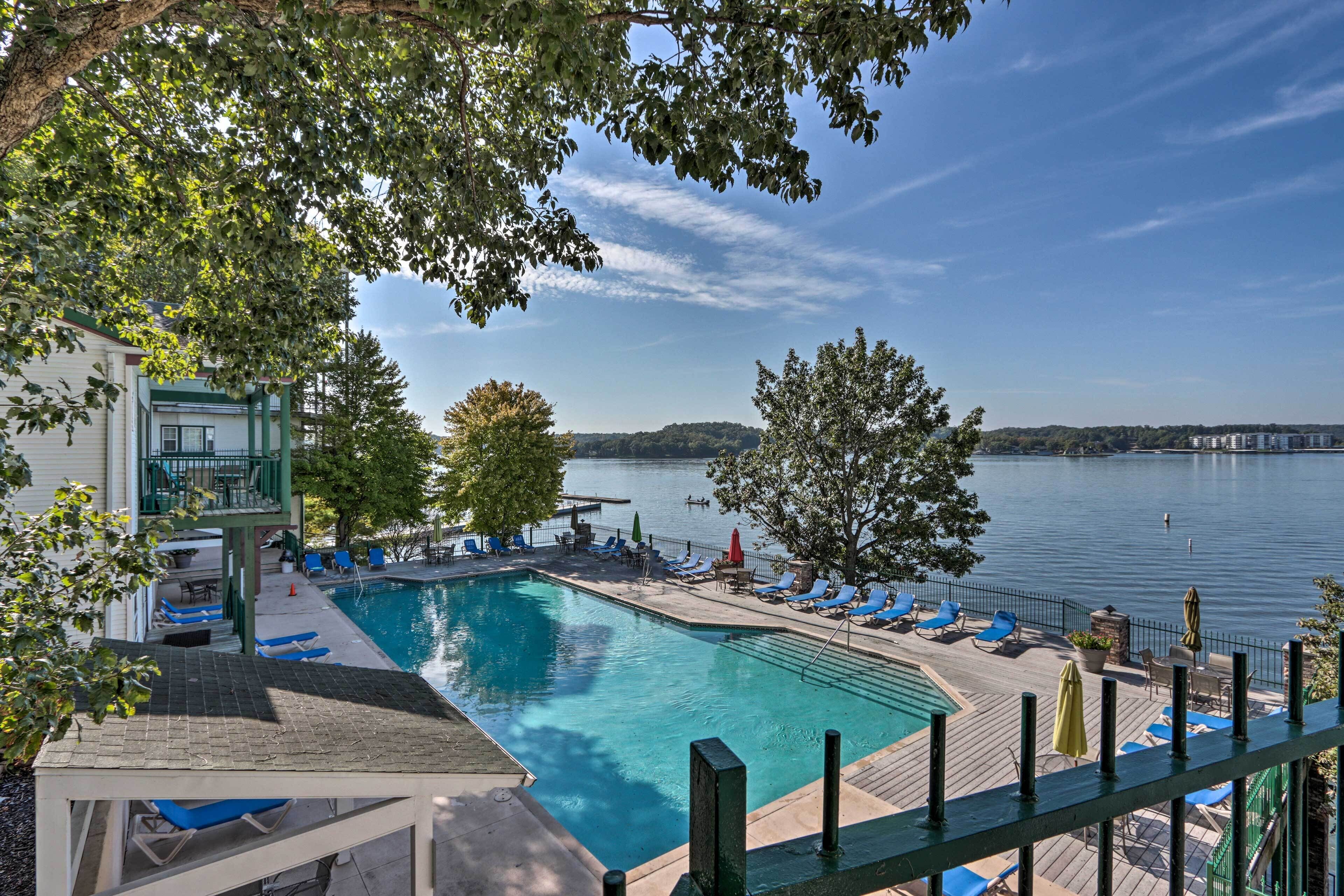 Lake Ozark Condo w/ Boat Slip & Pool Access!