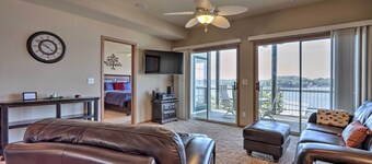 Lake-view Pool + Boat Slip! Ozarks Condo