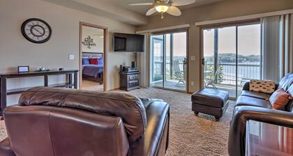 Lake-view Pool + Boat Slip! Ozarks Condo