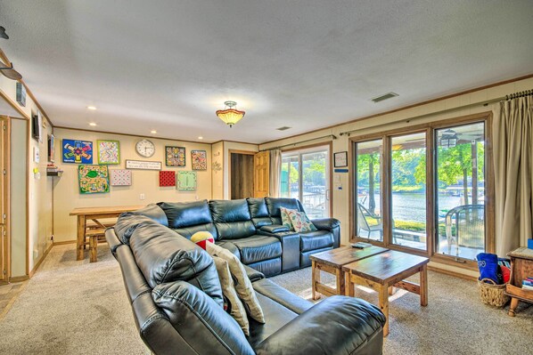 Interior - Boat Dock + Slides: Lakefront Gravois Mills Home (Gravois Mills)