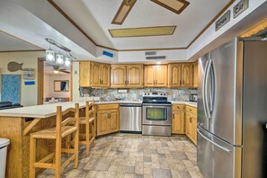 House (5 Bedrooms) | Interior - Boat Dock + Slides: Lakefront Gravois Mills Home (Gravois Mills)