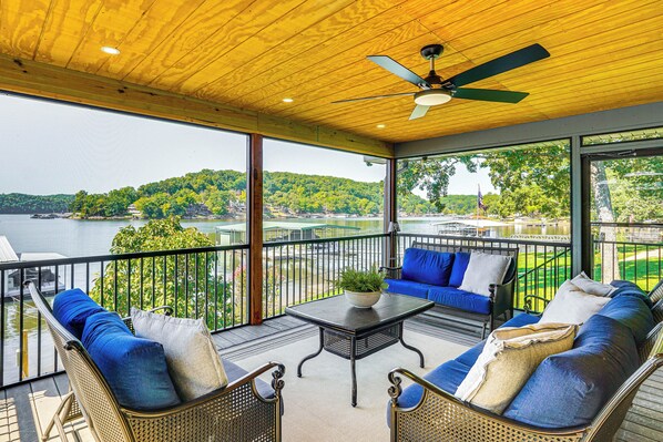 Property grounds - Lake of the Ozarks Home w/ Dock & Water Slide (Gravois Mills)