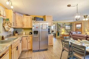 Interior - Waterfront Bull Shoals Lake Cabin w/ Deck + Views! (Cedarcreek)