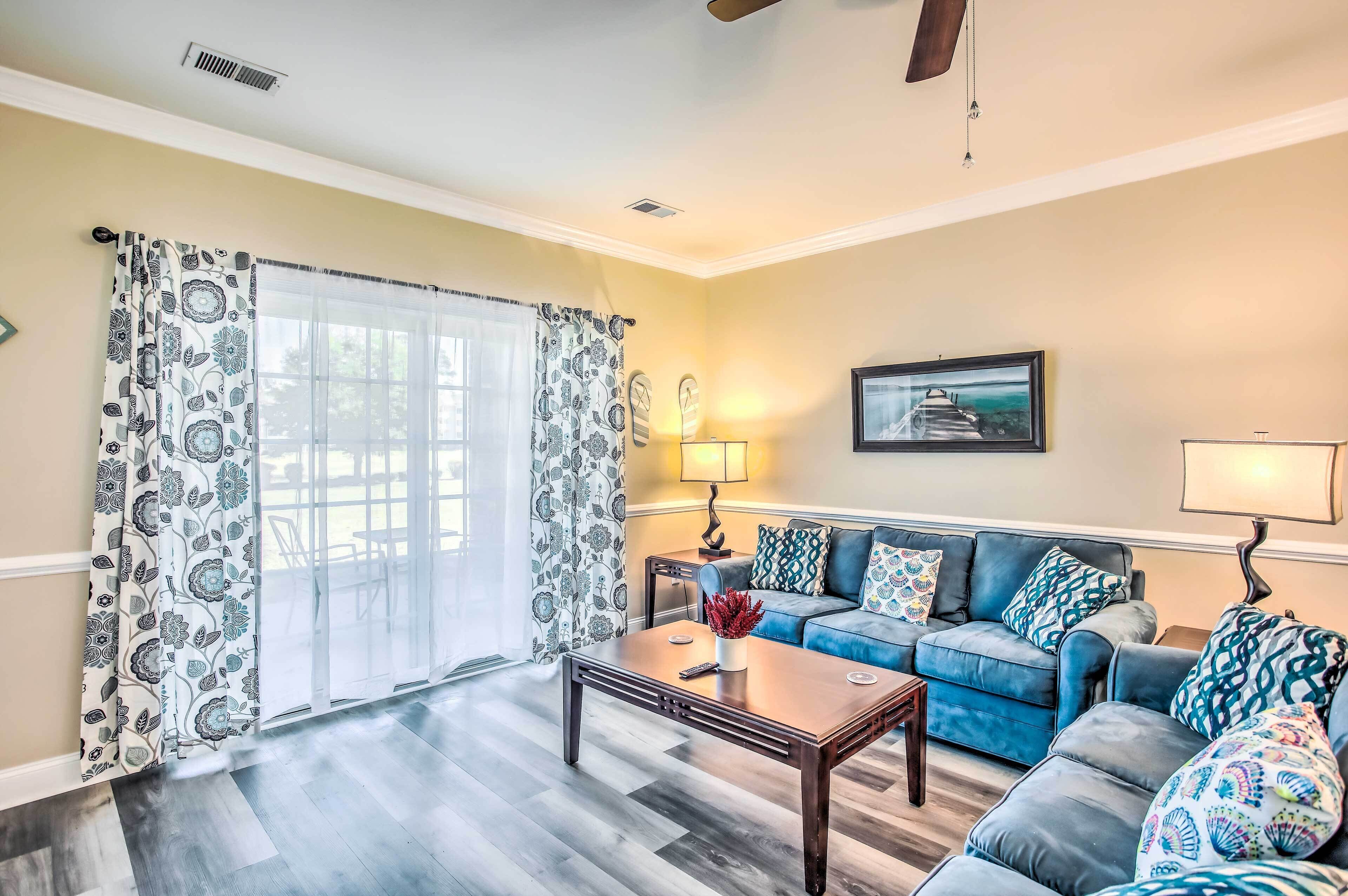 Myrtle Beach Vacation Rental w/ Golf Course View