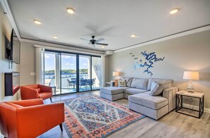 Apartment (3 Bedrooms) | Interior - Lake-view Patio + Pool Access: Osage Beach Condo (Osage Beach)