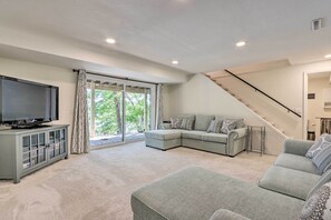 House (5 Bedrooms) | Interior - Dock, Slide + Fire Pit: Osage Beach Lake House (Osage Beach)