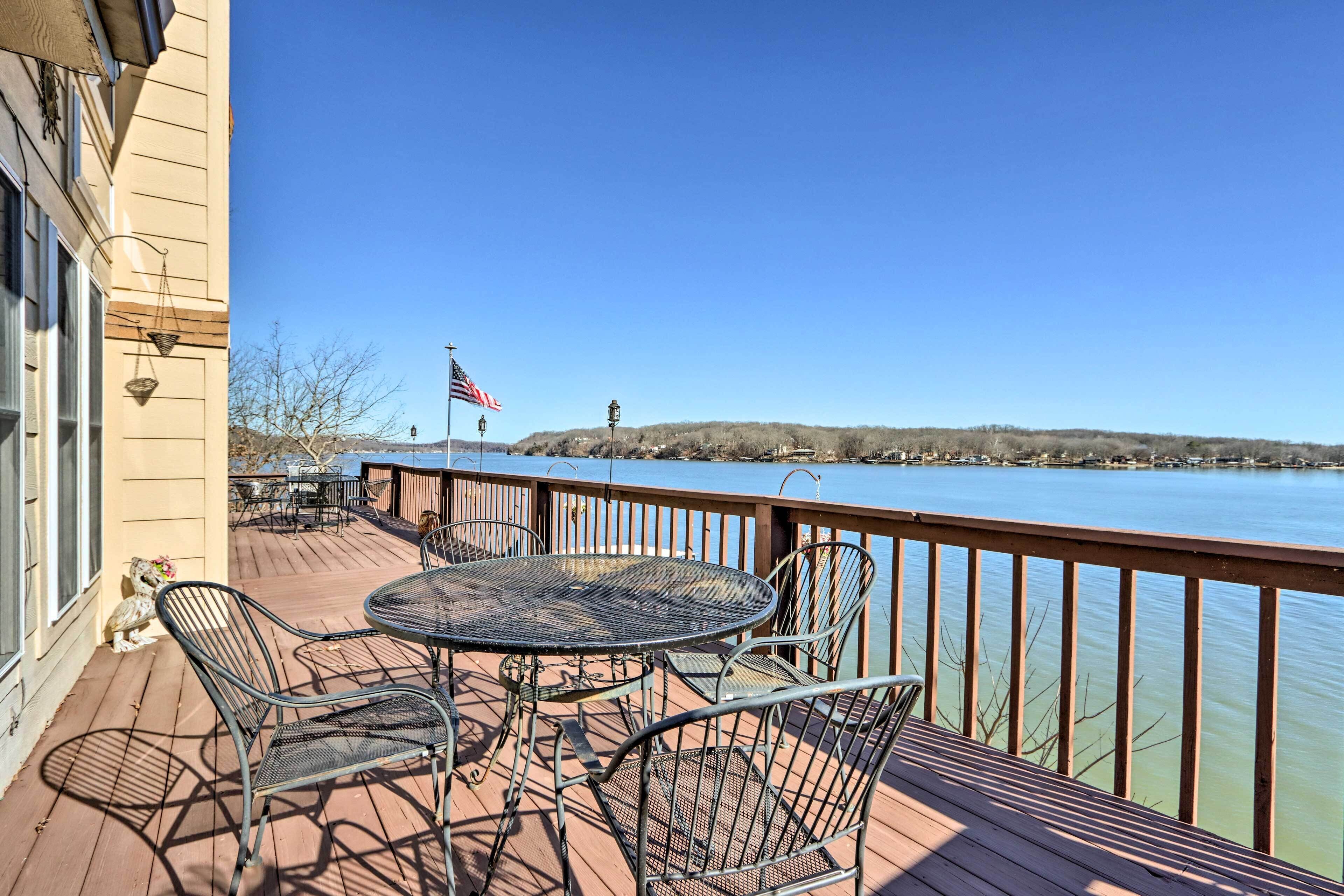 New! House w/ Deck Overlooking Lake of the Ozarks!