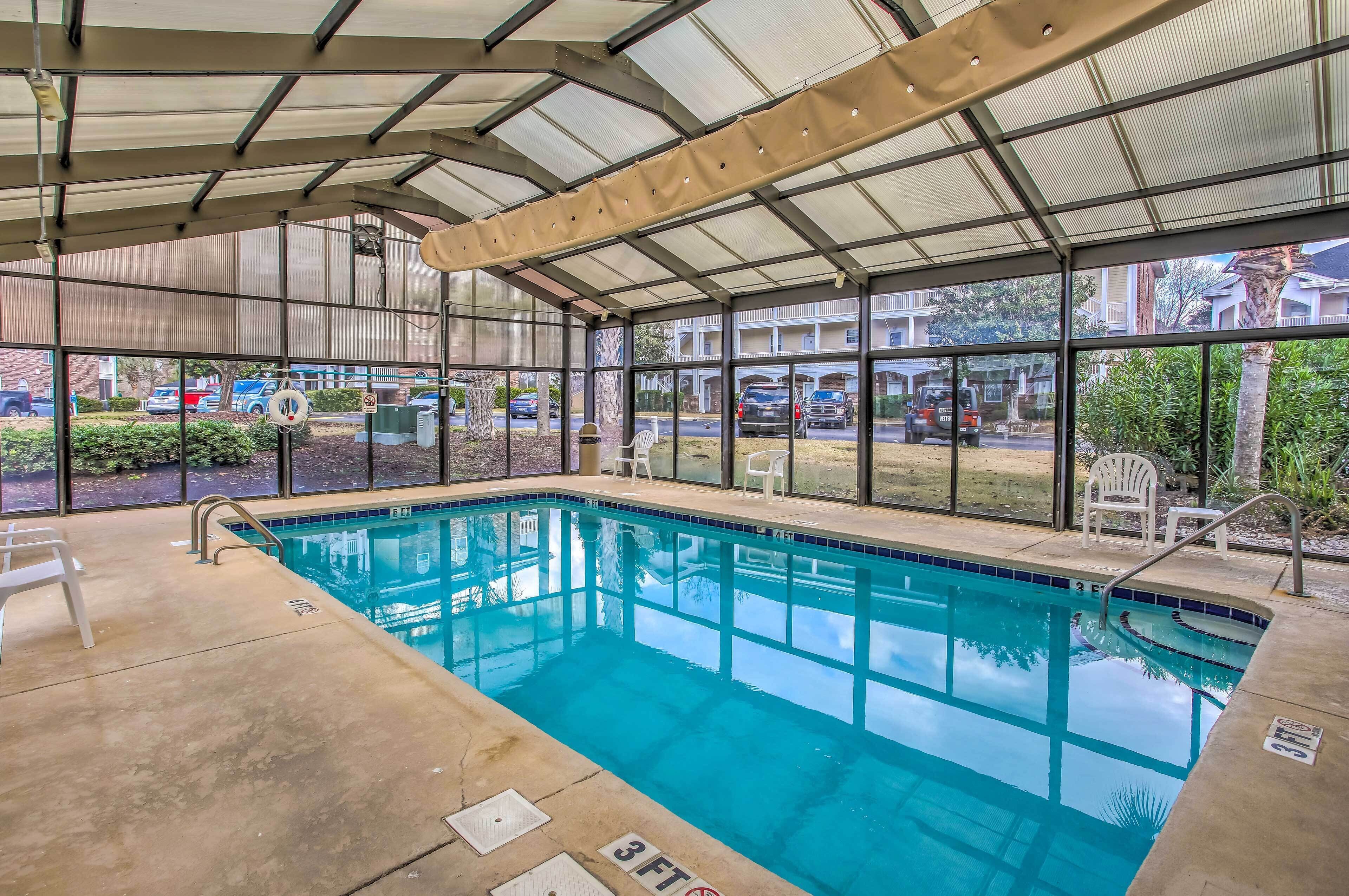 Riverfront Myrtle Beach Condo: Balcony & Pool
