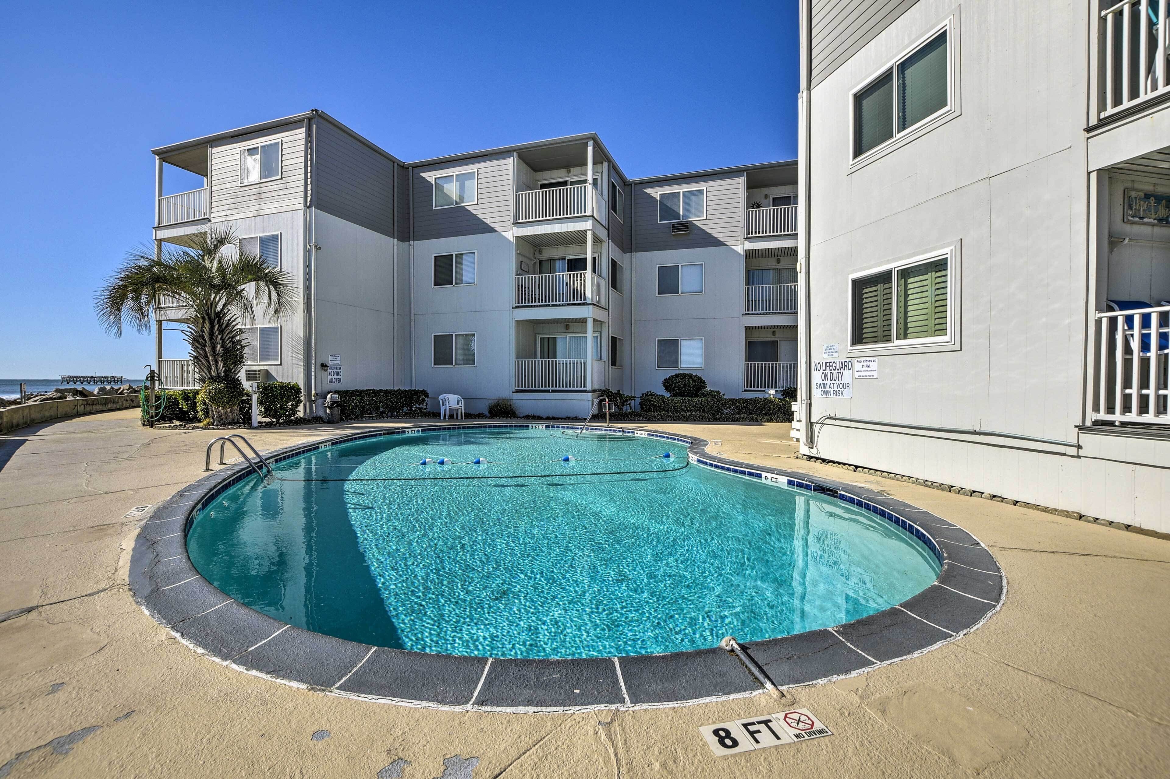 Sun-dappled Condo w/ Balcony & Secluded Beach!