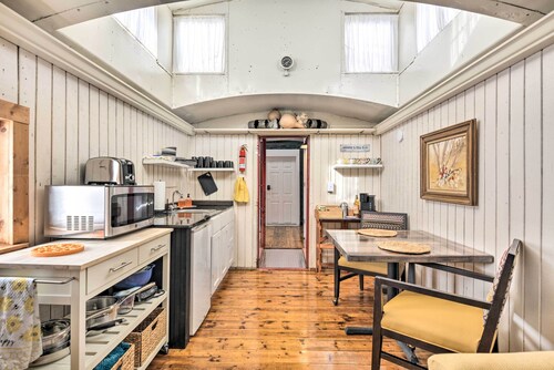 Unique Joplin Gem: Converted Train Car Studio