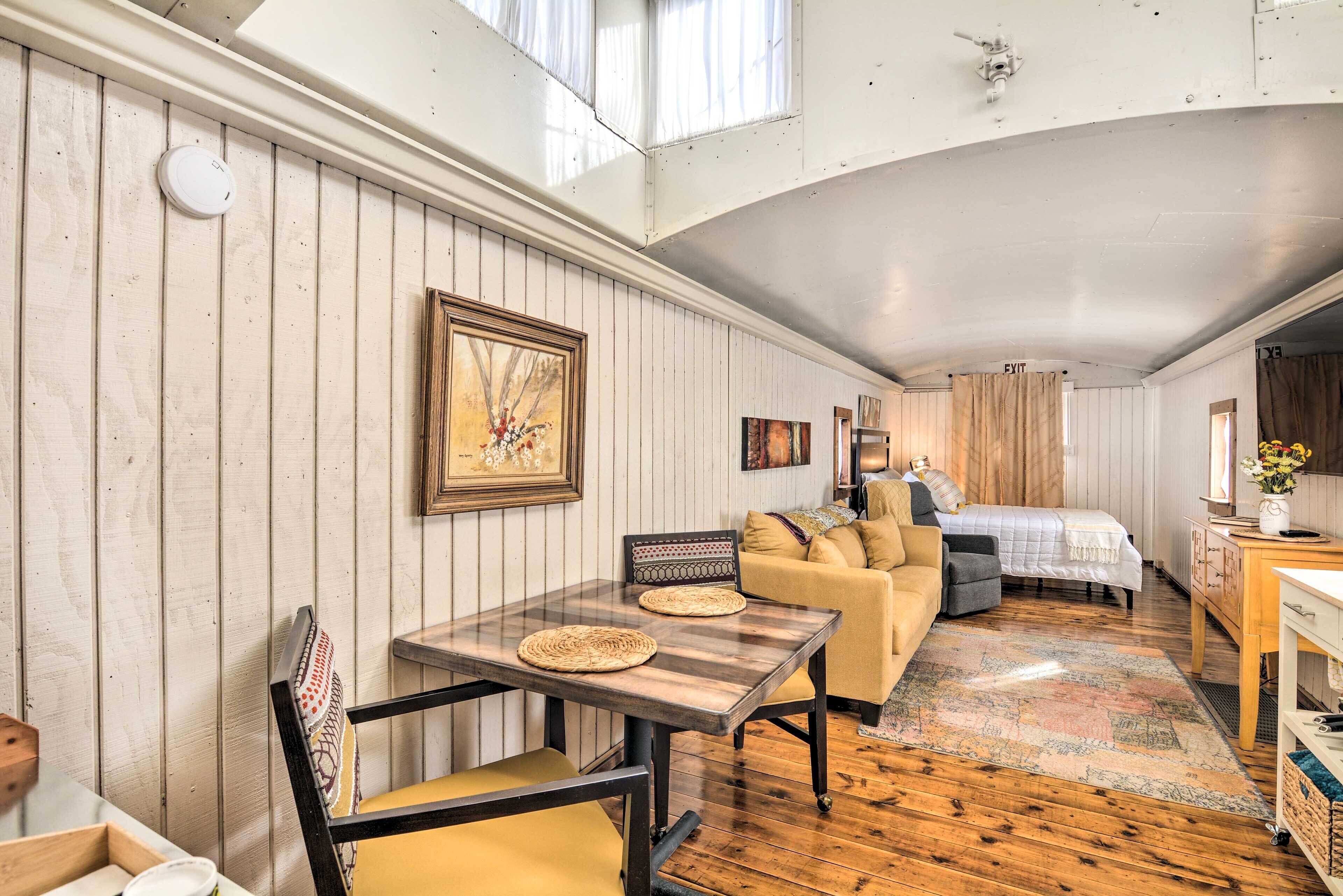 Unique Joplin Gem: Converted Train Car Studio