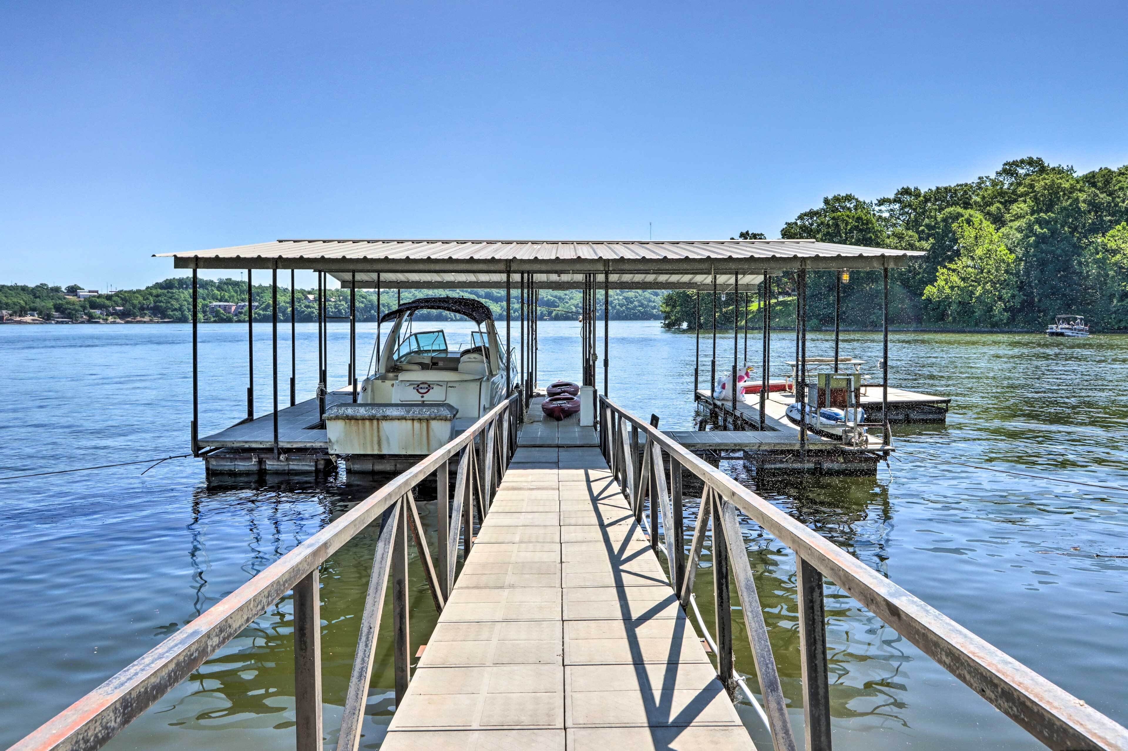 Waterfront Home w/ Private Dock & Boat Slip!