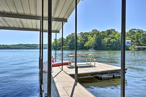 Waterfront Lake Ozark Home w/ Dock & Boat Slip!