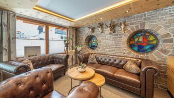 Sala de estar en el lobby