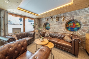 Sala de estar en el lobby