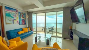 Living area - 2P1-AL APARTAMENTO 2 ALC FRENTE AL MAR  (Cartagena)