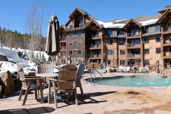 Indoor pool, outdoor pool