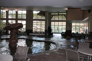 Indoor pool, outdoor pool