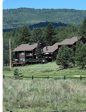 Property grounds - Cozy 2 bedroom condo with free parking on premises (Angel Fire)