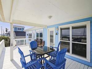 House, Multiple Beds, Balcony, Ocean View | Outdoor dining - Dat View Tho! (Galveston)