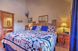 2 chambres, fer et planche à repasser, draps fournis