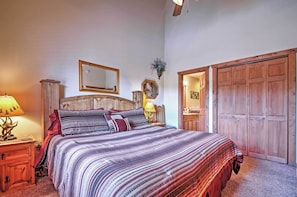 2 bedrooms, iron/ironing board, bed sheets